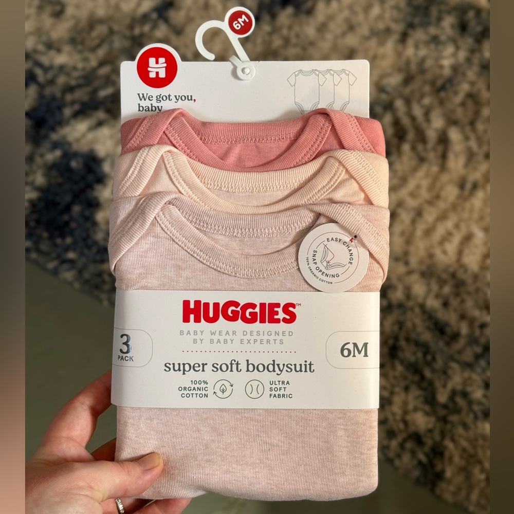 HUGGIES onesies set of 3